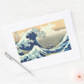 Große Welle Rechteckiger Aufkleber (Umschlag)