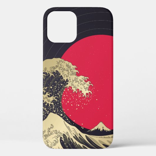"Große Welle von Kanagawa". Hokusai, japanische We Case-Mate iPhone Hülle (Rückseite)