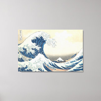 Große Welle von Kanagawa von Hokusai um 1831 Leinwanddruck
