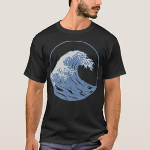Große Welle von Kanazawa Vintagen Surf Hawaii Stra T-Shirt
