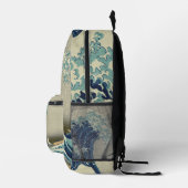 Große Welle vor der Küste Kanagawas von Hokusai Bedruckter Rucksack (Rechts)