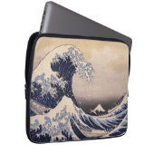Große Welle vor der Küste Kanagawas von Hokusai Laptopschutzhülle (Vorne Rechts)