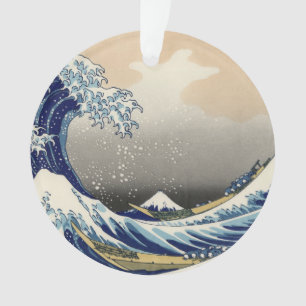 Große Welle vor Kanagawa & Berg Fuji Japan Meer Ornament