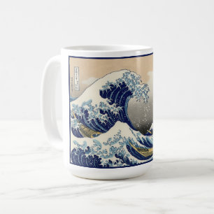 Große Welle vor Kanagawa & Berg Fuji Japanisches M Kaffeetasse
