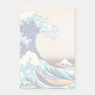 Große Welle vor Kanagawa Japanische Vintage-Fine-A Post-it Klebezettel