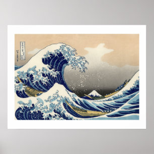 GROßE WELLE VOR KANAGAWA POSTER