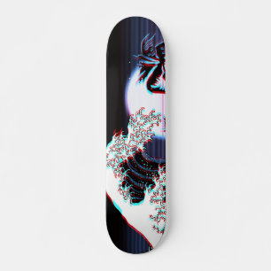 Große Welle vor Kanagawa Vaporwave Skateboard