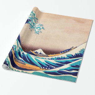 Große Welle vor Kanagawa Vintage japanische Kunst Geschenkpapier