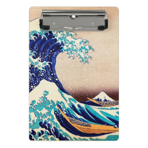 Große Welle vor Kanagawa Vintage Japanischer Druck Mini Klemmbrett