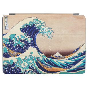 Große Welle weg von japanischer Vintager feiner iPad Air Hülle
