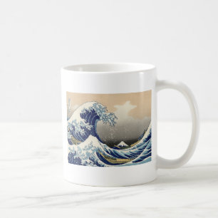 Große Welle weg von Kanagawa Kaffeetasse