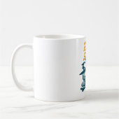 Große Wellen Kaffeetasse (Links)