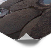 Große Wellen Poster (Ecke)