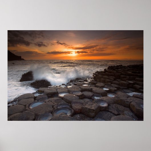 Große Wellen Poster (Vorne)