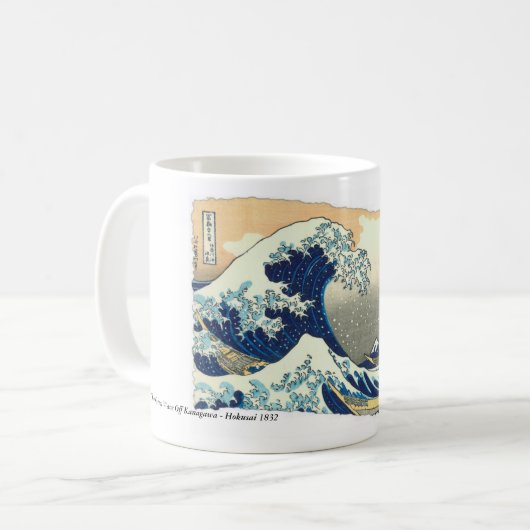 Große Wellen-Tasse Kaffeetasse (Vorderseite Links)