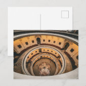 Große Wendeltreppe Postkarte (Vorne/Hinten)