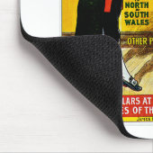 Große Western Eisenbahn - Ausflüge Mousepad (Ecke)
