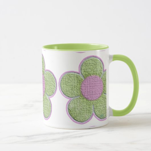 Große Whimsische Blume Tasse (Rechts)