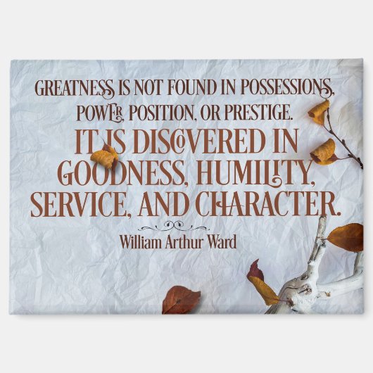 Größe wird entdeckt magnet (Vorderseite)