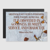 Größe wird entdeckt magnetkarte (Vorne/Hinten)