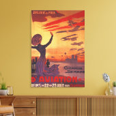 Große Woche der Luftfahrt - Poster der Frau Leinwanddruck (Insitu (Wohnzimmer))