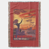 Große Woche von Luftfahrt - Frauen-wellenartig Decke (Vorderseite Vertikal)