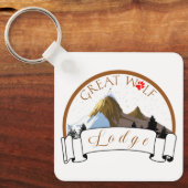 GROSSE WOLFLODGE SCHLÜSSELANHÄNGER (Vorderseite)