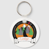 GROSSE WOLFLODGE SCHLÜSSELANHÄNGER (Rückseite)