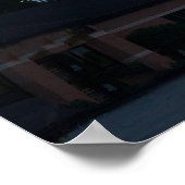 Große Wolke aus einem Friedhof gesehen Poster (Ecke)