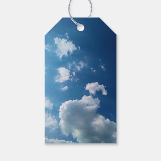 Große Wolke Geschenkanhänger (Vorderseite)