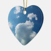 Große Wolke Keramik Ornament (Links)