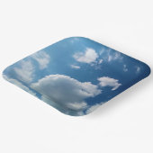 Große Wolke Pappteller (Gewinkelt)