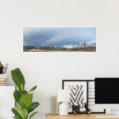 Große Wolke über Refugium Poster (Heimbüro)