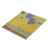 Große Wolken (Gelber Himmel) (Elegante Landschaft) Fliese (Seite)