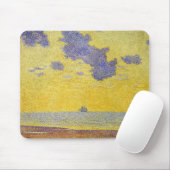 Große Wolken (Gelber Himmel) (Elegante Landschaft) Mousepad (Mit Mouse)