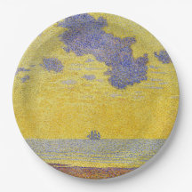 Große Wolken (Gelber Himmel) (Elegante Landschaft)