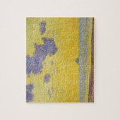 Große Wolken (Gelber Himmel) (Elegante Landschaft) Puzzle (Vertikal)