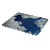 Große Wolken Schneidebrett (Ecke)