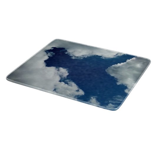 Große Wolken Schneidebrett (Ecke)