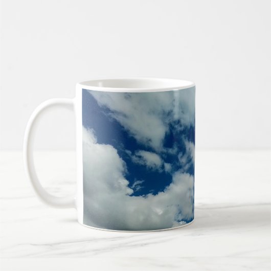 Große Wolkendecke Kaffeetasse (Links)
