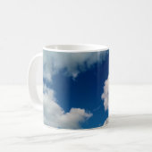 Große Wolkenflecken Kaffeetasse (Vorderseite Links)