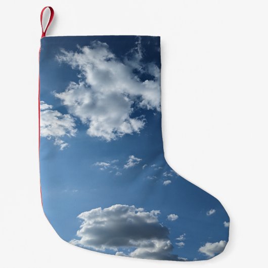 Große Wolkenflecken Kleiner Weihnachtsstrumpf (Vorderseite)