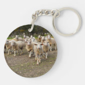 Große Wollschäfe, die einmarschieren, Schlüsselanhänger (Rückseite)