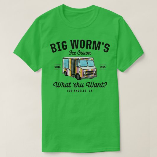 GROSSE WÖRTER EISKREAM, WAS CHU FÜR MÄNNER WILL T-Shirt (Design vorne)