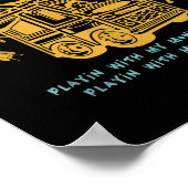 Große Würmer, die mit meinem Geld spielen, sind wi Poster (Ecke)