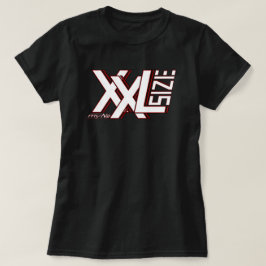 Grösse XXL - SIZE XXL - my Number  Designerschrift T-Shirt