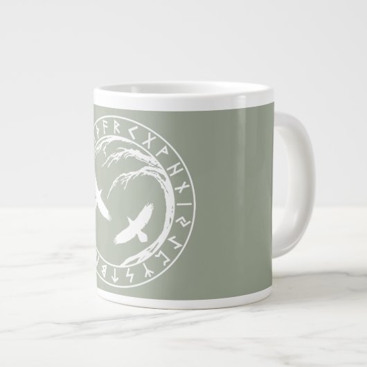 Große Yggdrasil Futhark Tasse (Vorderseite Rechts)