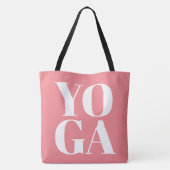 Große Yoga-Tasche in korallenrosa oder benutzerdef Tasche (Rückseite)