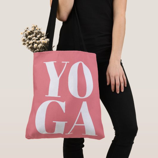 Große Yoga-Tasche in korallenrosa oder benutzerdef Tasche (Von Nahem)