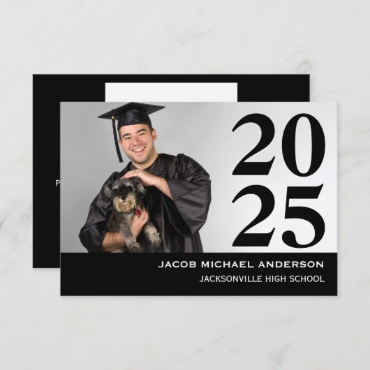 Große Zahlen - Ankündigung von 3x5 Abschlüssen (Vorne/Hinten)